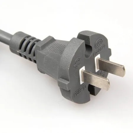 中国CCC电源线国标两芯3C认证10A直头AC电源线