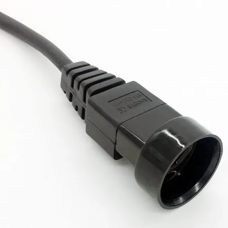 IEC60320 C14防水品字尾公插连接器电源线IP44,IP55标准