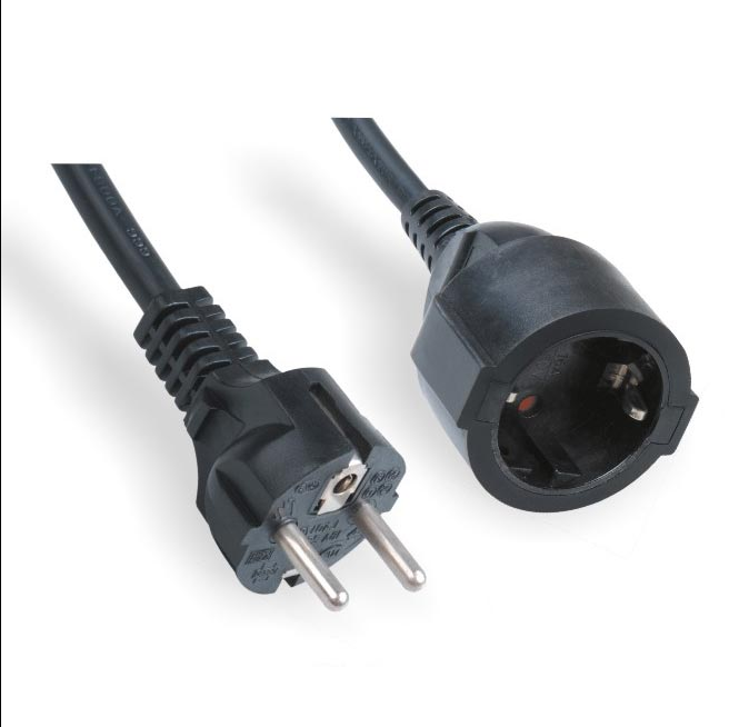 欧洲CE延长线,德国GS直插插头延长线,法国NF延长线,Schuko CEE7/7标准延长线