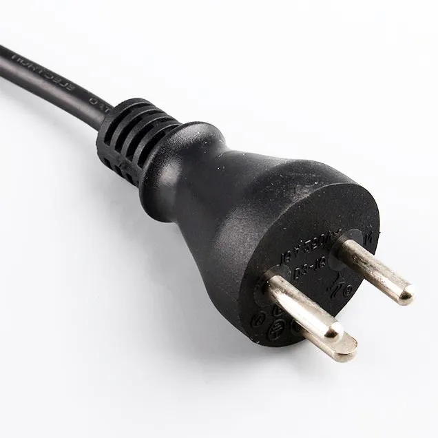 丹麦DEMKO电源线,丹麦安规认证三芯16A直角AC电源连接线插头