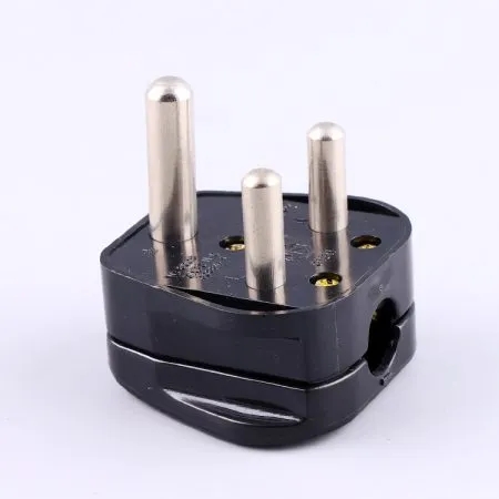 南非SABS电源线,大南非SANS-164安规标准16A装配式插头,带螺丝可拆卸式插头